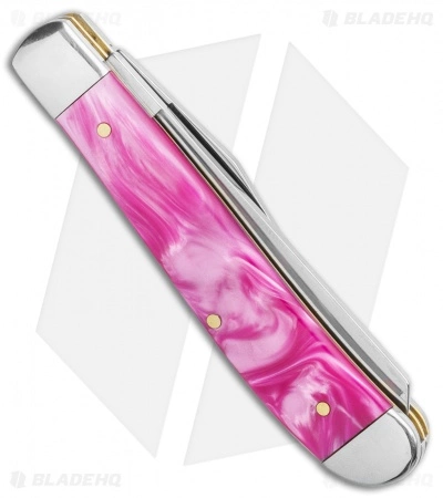 Case Cutlery Case Mini Trapper 3.50" Pink Pearl SparXX Kirinite (10207 SS) - Image 3