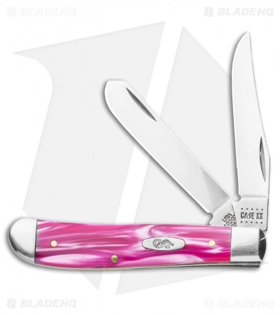 Case Cutlery Case Mini Trapper 3.50" Pink Pearl SparXX Kirinite (10207 SS)