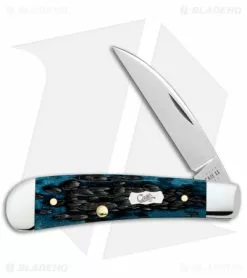 Case Cutlery Case Sway Back Pocket Knife 3.18" Mediterranean Blue Bone (TB10117 SS) 51856