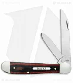 Case Cutlery Copperhead Pocket Knife 3" Red/Black Micarta