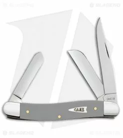 Case Cutlery Medium Stockman Pocket Knife 3.625" Synthetic Gray (4318 SS)