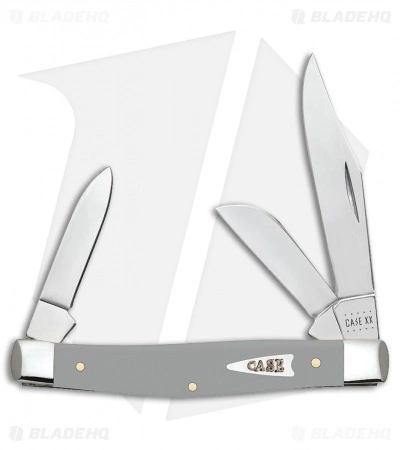 Case Cutlery Medium Stockman Knife 3.25" Synthetic Gray (4344 SS) 32593