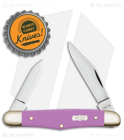 Case Cutlery Case Half Whittler Pocket Knife Lilac Ichtus Synthetic (4208 SS) 39164 - Image 4