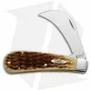Case Cutlery Case Hawkbill Pruner Knife 4" Jigged Amber Bone (61011 SS) 249