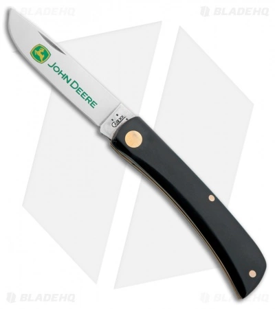 Case Cutlery Case John Deere Sodbuster Jr. Knife 3.625" Black (2137 SS) 1826