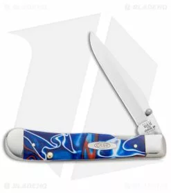 Case Cutlery Case Kickstart TrapperLock Assisted Knife 4.1" Patriotic Kirinite (10154AC SS)