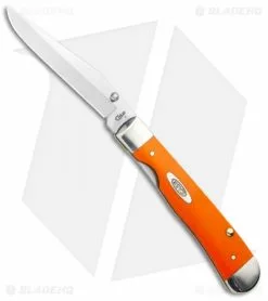 Case Cutlery Case Kickstart TrapperLock Assisted Knife Synthetic Orange (4154AC SS)