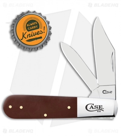 Case Cutlery Case Knives Brown Synthetic Smooth Barlow (42009 1/2 SS) - Image 2