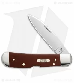 Case Cutlery Case Knives Brown Synthetic Smooth Tribal Lock W/Clip (TB412010LC SS)