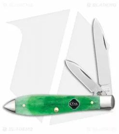 Case Cutlery Case Knives Tear Drop Pocket Knife 3.5" Clover Sawcut Bone (TB62028 SS)