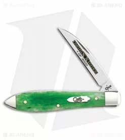 Case Cutlery Case Limited XX Edition XXXIV Teardrop Knife 3.625" Bright Green Bone 11765