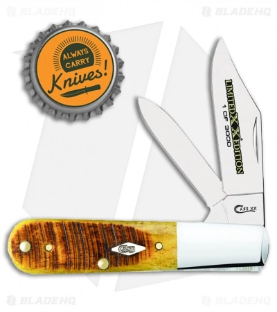 Case Cutlery Limited XX® Edition XXXV Honeycomb Bone Sawcut Jig Barlow (62009 1/2 SS) - Image 2