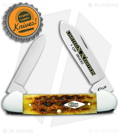 Case Cutlery Limited XX® Edition XXXV Honeycomb Bone Kinfolk Jig Canoe (62131 SS) - Image 2