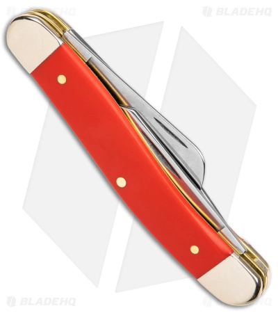 Case Knives Case Medium Stockman Knife 3.6" American Workman Red Synthetic (4318 CS) 73931 - Image 3