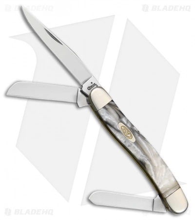 Case Cutlery Case Medium Stockman Knife 3.625" Ivory Quartz Corelon (6318SS) 9318IQ