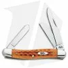 Case Cutlery Case Medium Stockman Knife 3.625" Pocket Worn Harvest Orange Bone (6318SS) 7403
