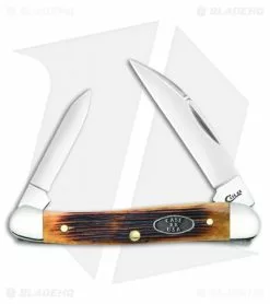 Case Cutlery Case Mini Copperhead Knife 3.125" Antique Bone (62109W SS) 25152
