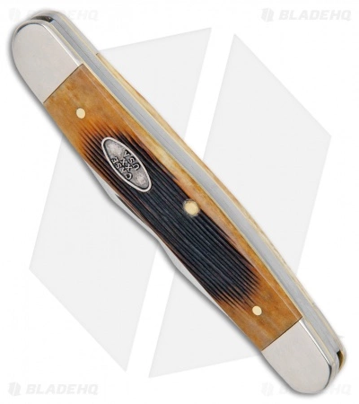 Case Cutlery Case Muskrat Pocket Knife 3.875" Antique Bone Barnboard Jig (MUSKRAT SS) 25154 - Image 2