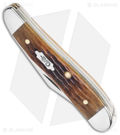 Case Knives Case Peanut Knife 2.9" Antique Bone/Rogers Corn Cob Jig (6220 SS) 52828 - Image 2