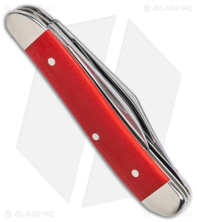 Case Cutlery Peanut Knife Smooth Red G-10 (10220 SS) 45404 - Image 2