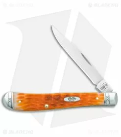 Case Knives Case Slimline Trapper Knife 4.1" Cayenne Bone/Crandall Jig (61048 SS) 35814