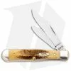Case Cutlery Case Small Swell Center Jack Knife 3" Case 6.5 BoneStag (6.5225 1/2 SS) 65326