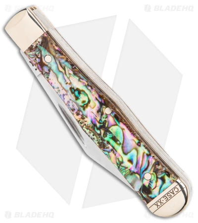 Case Cutlery Case Small Swell Center Jack Knife 3" Smooth Abalone (8225 1/2 SS) 12024 - Image 2