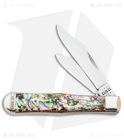 Case Cutlery Case Small Swell Center Jack Knife 3" Smooth Abalone (8225 1/2 SS) 12024