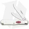 Case Cutlery Case Small Swell Center Jack Knife 3" White Synthetic Jig (6225 1/2 SS)