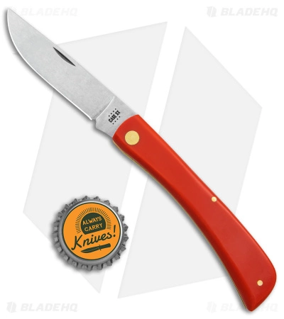 Case Knives Case Sod Buster Knife 3.6" Red Synthetic American Workman (4138 CS) - Image 4