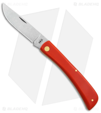 Case Knives Case Sod Buster Knife 3.6" Red Synthetic American Workman (4138 CS)
