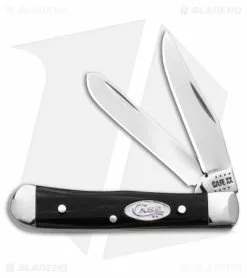 Case Tiny Trapper Knife Black Pearl Kirinite (2" Polish) 23673