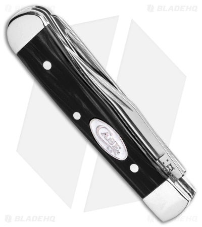 Case Tiny Trapper Knife Black Pearl Kirinite (2" Polish) 23673 - Image 3