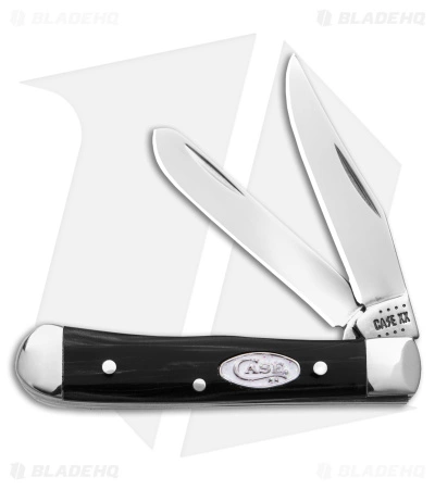 Case Tiny Trapper Knife Black Pearl Kirinite (2" Polish) 23673