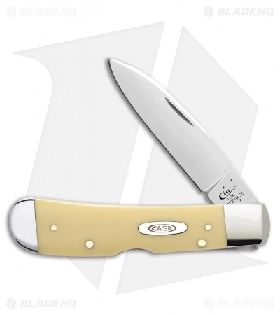Case Cutlery Case Tribal Lock Pocket Knife 4.125" Yellow Synthetic (TB312010L SS) 80165