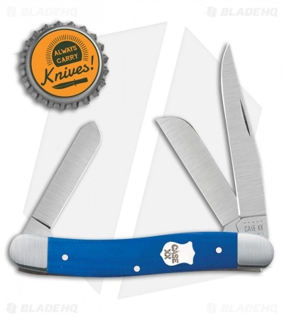 Case Cutlery Case U.S. Army Medium Stockman Knife 3.625" Blue G-10 (10318 SS) 16744 - Image 2