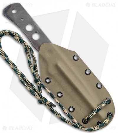 Cypress Creek Knives Backpacker W/Orange-Tan Kydex Sheath (3.1" Satin) - Image 3