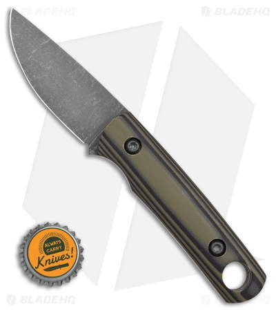 Cypress Creek Knives Copperhead Fixed Blade Knife Black/Olive G-10 (2.9" SW) - Image 4
