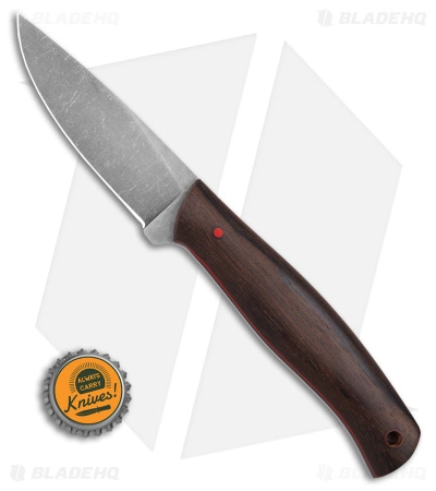 Cypress Creek Knives Fife Fixed Blade Knife Ebony Wood (3.6" Acid SW) - Image 3