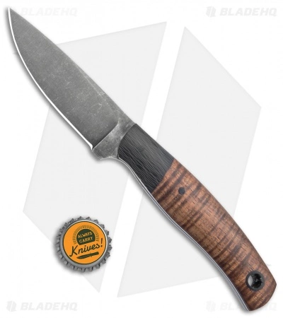 Cypress Creek Knives Fife Fixed Blade Knife Blackwood (3.6" Acid Wash) - Image 3