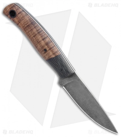 Cypress Creek Knives Fife Fixed Blade Knife Blackwood (3.6" Acid Wash) - Image 2