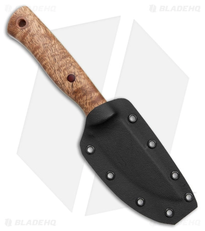 Cypress Creek Knives Cypress Creek Woodsman Fixed Blade Knife Mango Wood (3.4" Stonewash) - Image 3