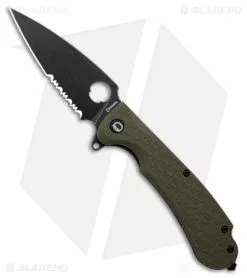 Daggerr Discover Knives Resident Liner Lock Knife Olive FRN (3.5" Black)
