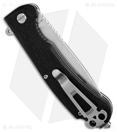 Daggerr Discover Knives Wocket Liner Lock Knife Black FRN (3.5" Stonewash) - Image 3