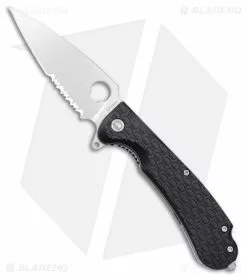Daggerr Discover Knives Resident Liner Lock Knife Black FRN (3.5" Stonewash)