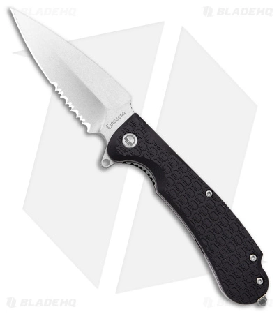 Daggerr Discover Knives Urban2 Liner Lock Knife Black FRN (3.5" Stonewash)