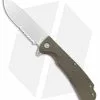 Daggerr Discover Knives Wocket Liner Lock Knife Olive FRN (3.5" Stonewash)