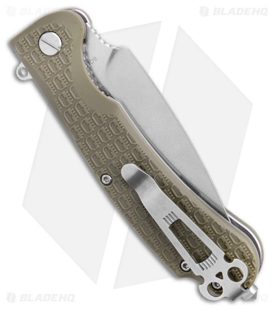 Daggerr Discover Knives Wocket Liner Lock Knife Olive FRN (3.5" Stonewash) - Image 3