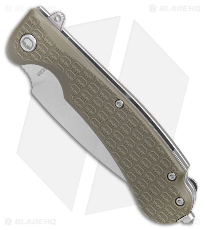 Daggerr Discover Knives Urban2 Liner Lock Knife Olive FRN (3.5" Stonewash) - Image 2