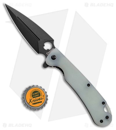 Daggerr Knives Arrow Blade HQ Exclusive Flipper Knife Jade G-10 (4" Black D2) - Image 4